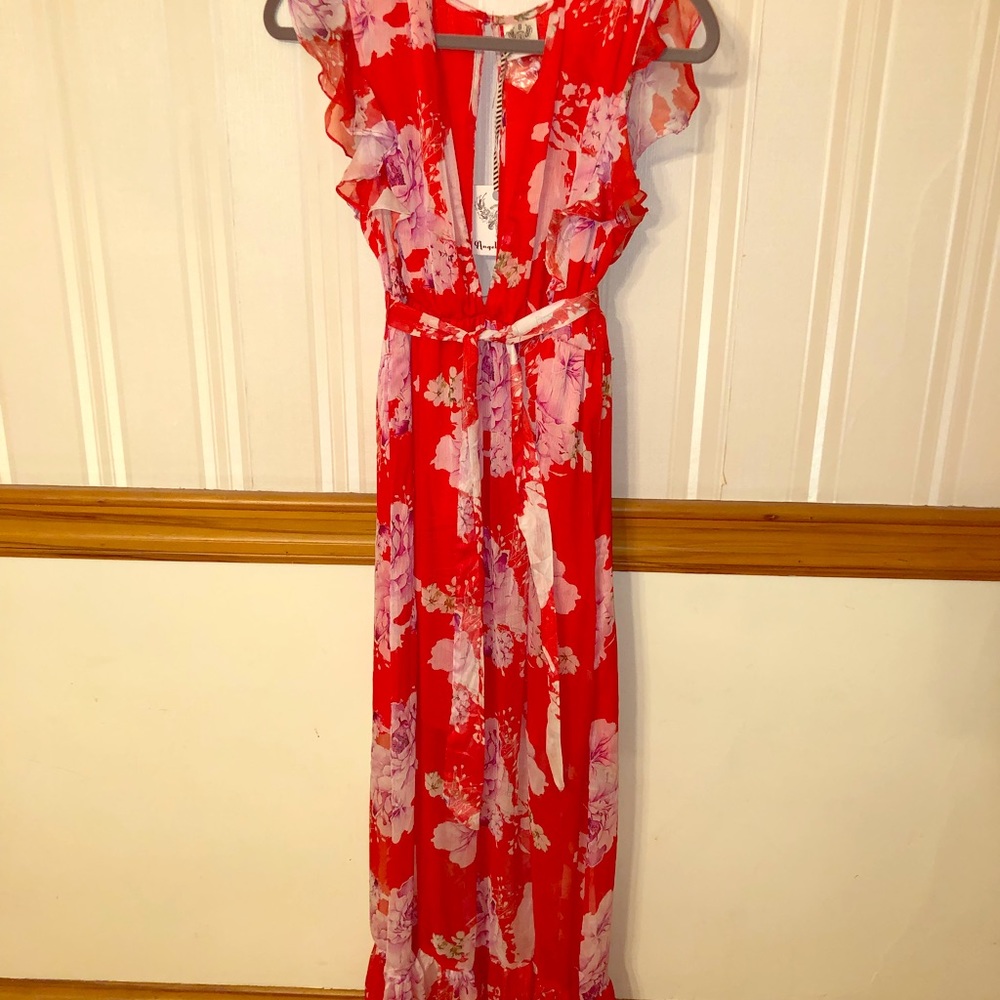 Flowy Floral Maxi Dress